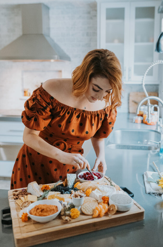 Fall Harvest Charcuterie Board Styling